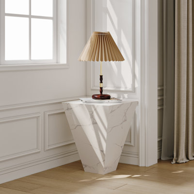 Table d'appoint en pierre frittée Minimalist