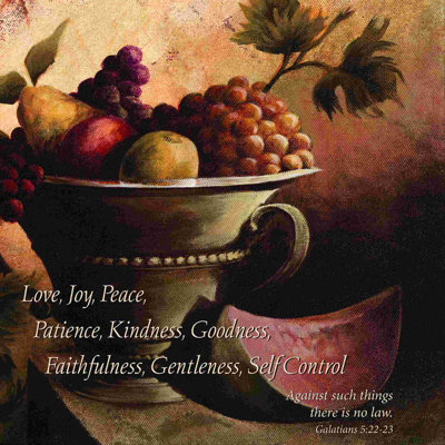 " Fruits Of The Spirit Still Life 2 " Painting Print