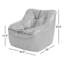 Farley Swivel Tufted Slipper Chair