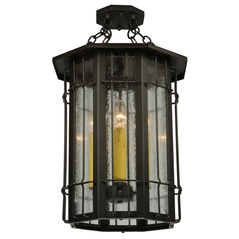 16"W West Albany 4 LT Pendant