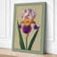 Bearded Iris Botanical - Wrapped Canvas-1689833456-1689833460
