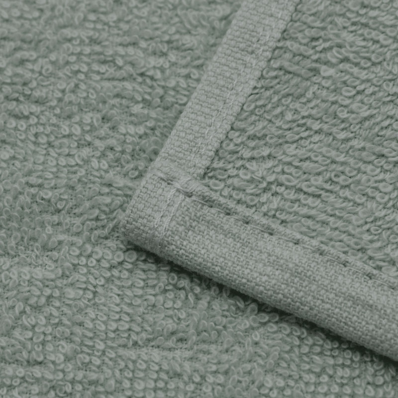 Midweight Fingertip Towel, Light Grey