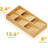Callas 2.4" H x 15.6" W x 8" D Flatware & Kitchen Utensils Drawer Organizer