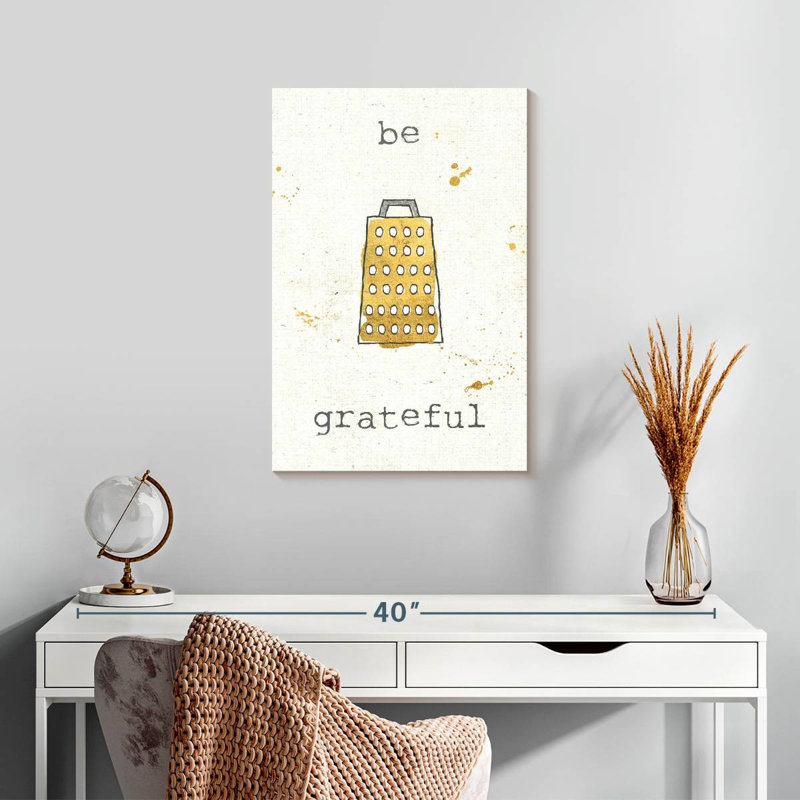 Tergel Cuisine Cuties Be Grateful, H 24 po x l 16 po
