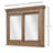 Fonzo Wood Flat Wall Mirror