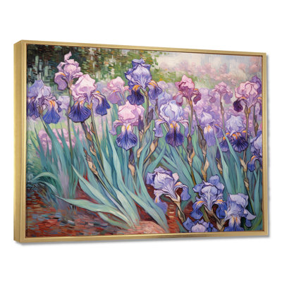 Kassie - Irises Wall Art Print