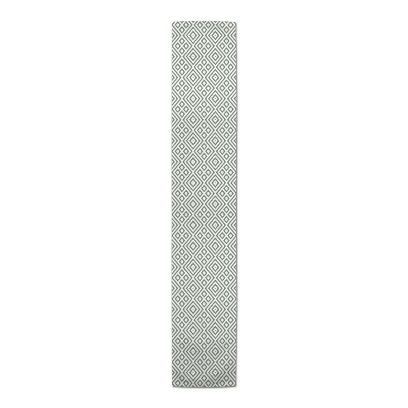 Chemin de table Brysa, P 16 po x L 90 po, Vert