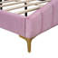 Lit plateforme en velours avec tissu épais Tavaries-1040751004