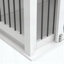 Meuble double cage pour chien avec 2 tiroirs