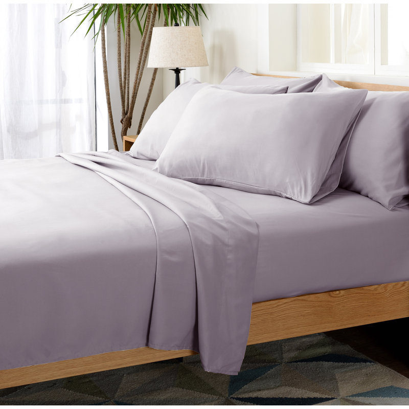 Microfiber Sheet Set, Chocolate, Twin XL Sheet Set with Fitted Sheet 