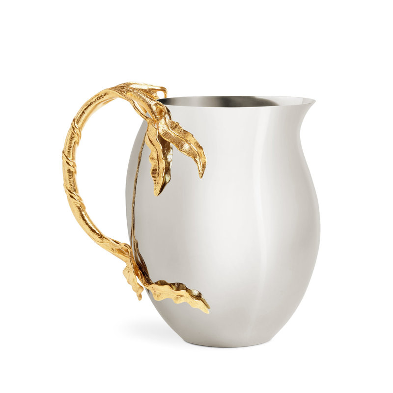 Fern 24k Gold Plated Pitcher