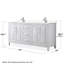 Ensemble de meuble-lavabo double 72 po Daria-61132188-61132183-40066174