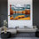 Art sur toile Gee, Tonee Gallery: Majolan s Park Reflections II, Bordeaux, photographie infrarouge et UV