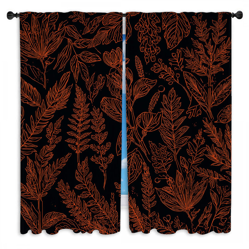 Botanical Illustration, 40 po x 80 po - 2 panneaux, Transparent