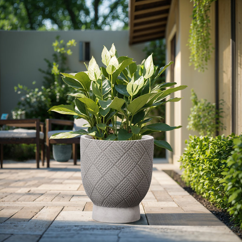 Pot à fleurs 16,5 po H