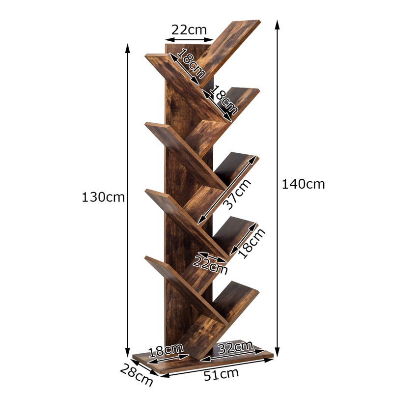Sklar 140cm H x 51cm W Standard Bookcase