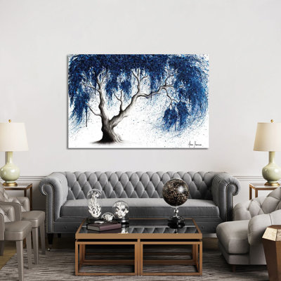 Blue Dream Tree by Ashvin Harrison - Print on Canvas