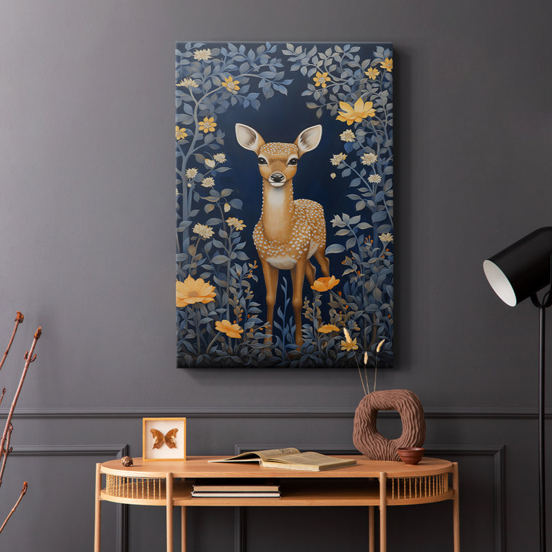 ANIMALS Series CDLxxiii - Toile tendue avec châssis de qualité supérieure - Prêt à être accroché, H 36 po x l 24 po