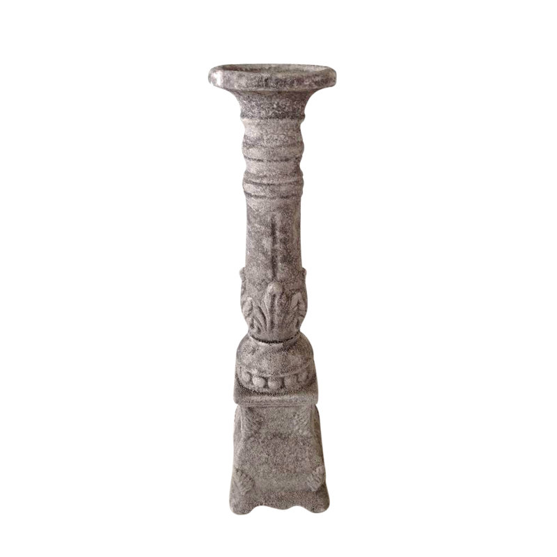 Chandelles en céramique, H 17,91 po x l 4,72 po x P 4,72 po