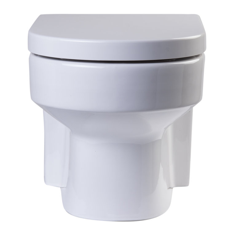 Siège de toilette allongé de remplacement à fermeture douce
