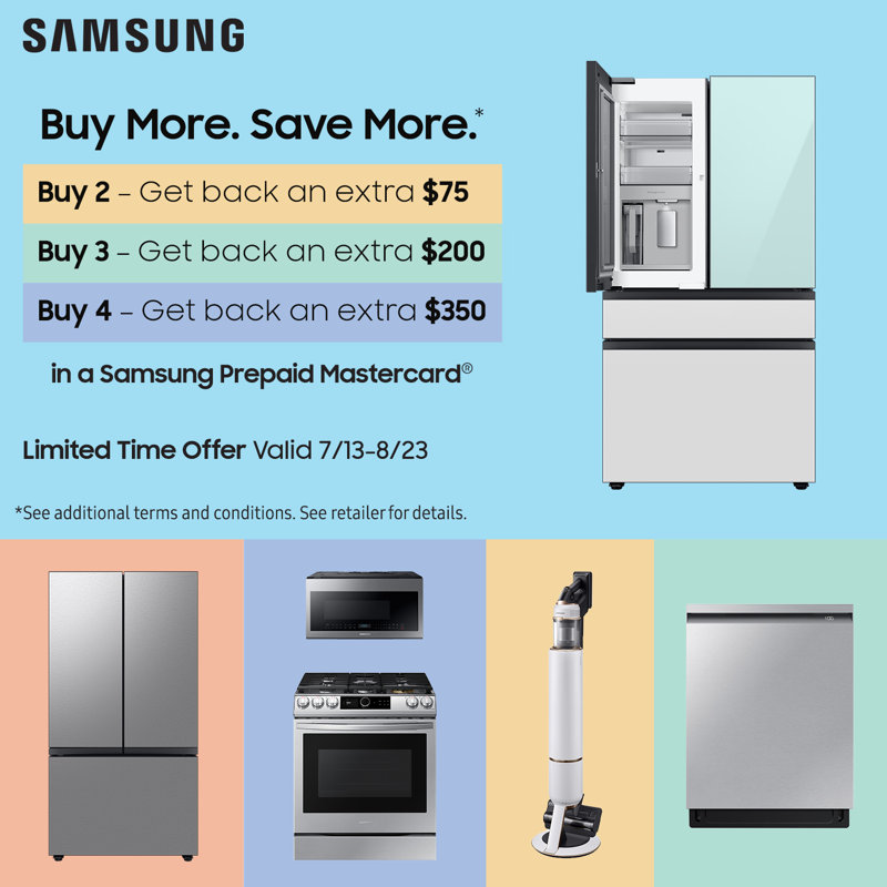 Samsung Range Hood Chimney Extension, Stainless Steel