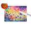 Scabiosa in Colour Glass Cutting Board Large