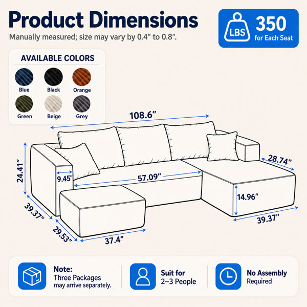 Dimensions du produit