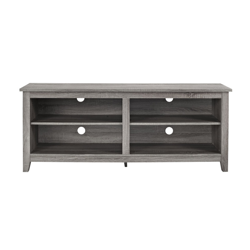 Princetown Unfinished TV Stand for TVs up to 65", Driftwood