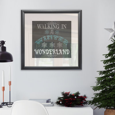 « wonderland type », reproduction encadrée