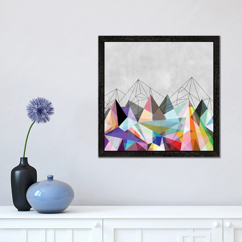 Mareike Böhmer - Print on Canvas, 93.98 cm H x 93.98 cm W, Black Framed
