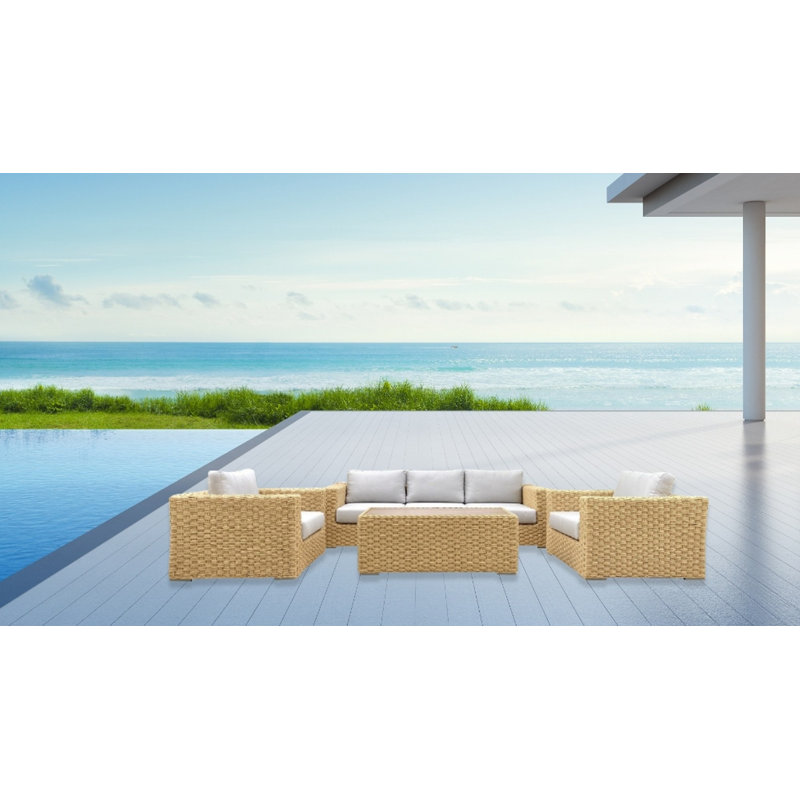 5 - Person Patio Conversation Set with Cushions