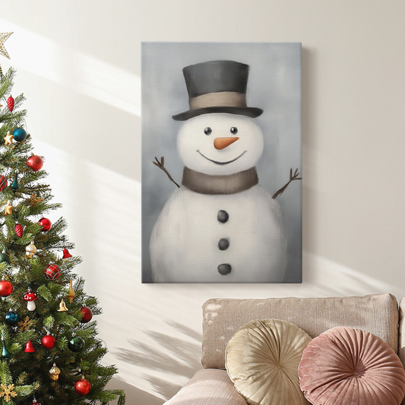 Art des Fêtes de Noël - Toile tendue avec châssis - Série 2-CCV III, H 27 po x l 18 po