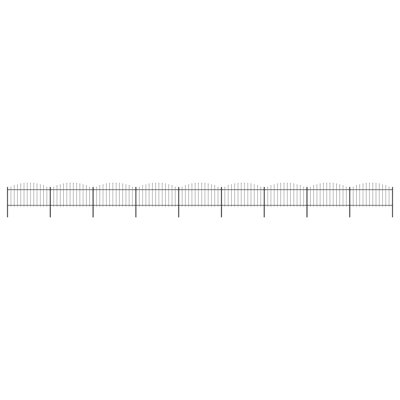 Aamna Black Metal Yard/Privacy Fence
