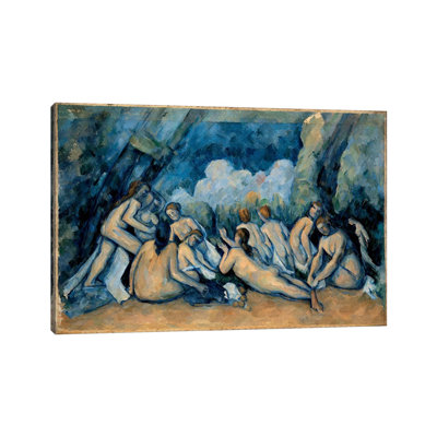The Bathers by Paul Cezanne - Wrapped Canvas Print