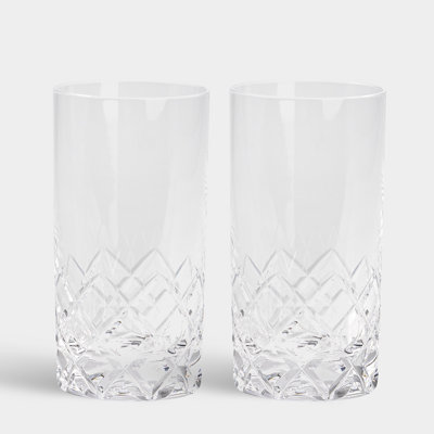 Sofiero 13 oz. Crystal Highball Glass Set