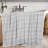 Naples Viscose Cotton Blend Medium Weight Textured Checkered and Ribbed Bath Sheets-106802618