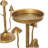 Metal Mushroom Inspired Abstract Decorative Candle Holder