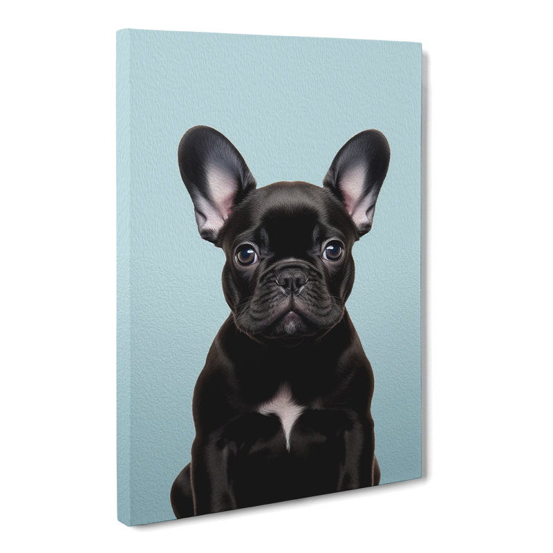 French Bulldog Minimalism No.2 - Print, 60cm H x 40cm W x 3cm D