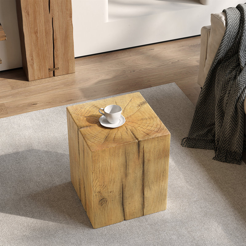 Table de bout MGO, Noir, H 33,75 po x l 14,5 po x P 14,5 po