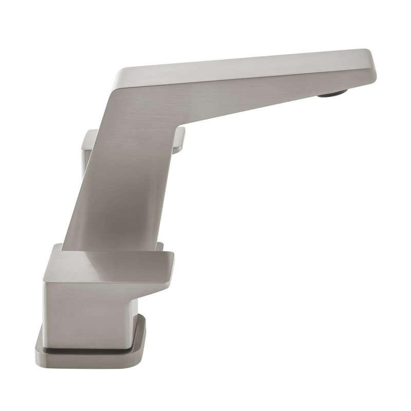 Robinet pour salle de bain Carré, Nickel brossé