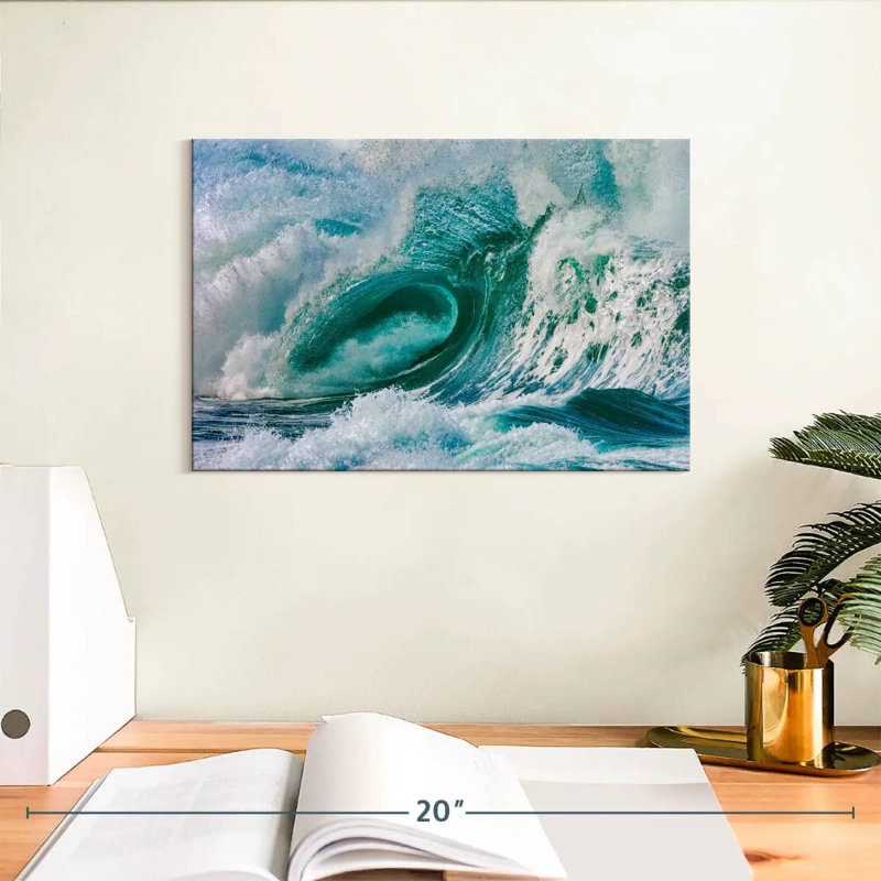 Gillard Violent Ocean Wave, 8" H x 12" W