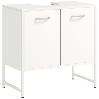 Manufactured Wood,Steel Freestanding Under Sink Cabinet