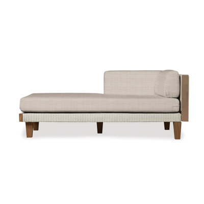 Catalina Outdoor Teak Chaise Lounge