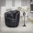 Crandell Top Grain Genuine Italian Leather Swivel Barrel Chair (Set of 2)-113051716
