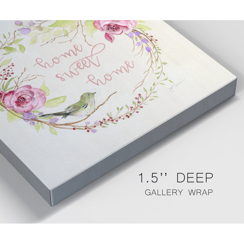 Printemps, reproduction d'art sur toile tendue, H 24 po x l 24 po x P 1 po