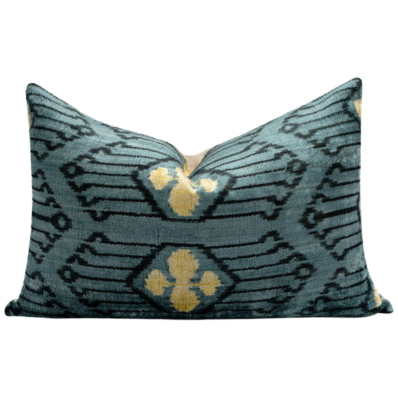 Geometric Velvet Throw Pillow