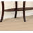 Espresso/Dark Cherry Traditional Console Sofa Table With 5Mm Tempered Glass Shelf For Living Room Storage | Gift Idea