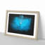 Lone Dolphin Paint Splash - Picture Frame Graphic Art-56865770-56865774