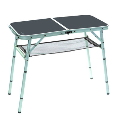 Thorin Rectangular Outdoor Side Table and Camping Table - 80 cm W 40 cm D