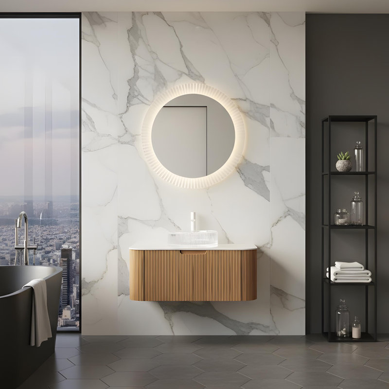 Armoire de salle de bain murale avec tiroir